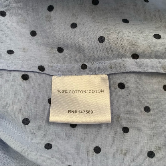 34. Robert Rodriguez Polka Dot Ruffle Sleeve Blouse Size 4 - Picture 7 of 9